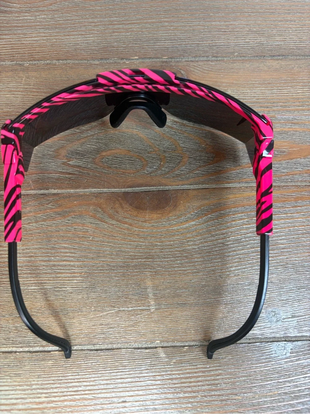 Pit Viper The Hot Tropics 2000 Sunglasses Mirrored Lens Hot Pink & Black Unisex